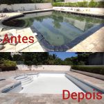 Reforma de piscina suspensa